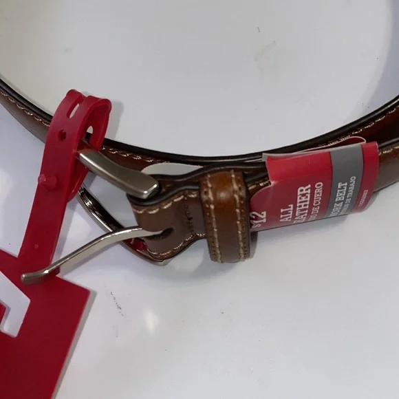 New Genuine Dickies Leather Work Belt Size 36 Tag - Picture 2 of 5